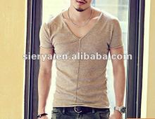 men's cotton summer short sleeve sweater knitwear