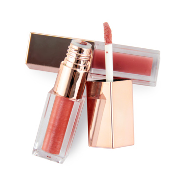 Atacado lipgloss marca própria lipgloss rose gold lipgloss