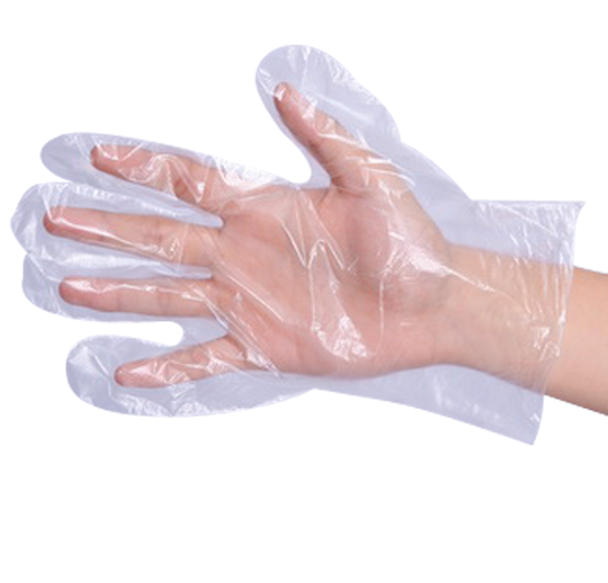 Food grade disposable gloves, PE gloves