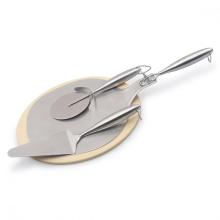Pizza Stone Gift Set With Folding Pizza Tools