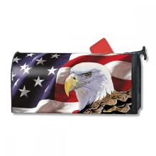 Custom USA Flag Magnetic Mailbox Cover