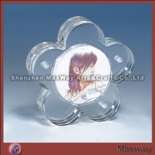 Magnetic Counter Flower Shaped Acrylic Picture Frame