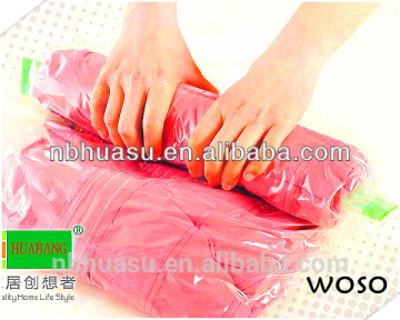 SMALL rolling vacuum bags clothes