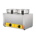 Bain Marie Wet Heat with 2 Stainless Steel Round Pots