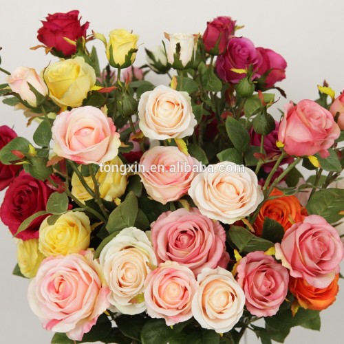 Chinese artificial flowers rose 27676HN