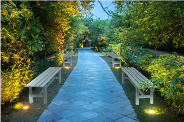 Be-Wood bench 120 milky wood