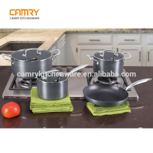 Aluminum hard anodized cookware