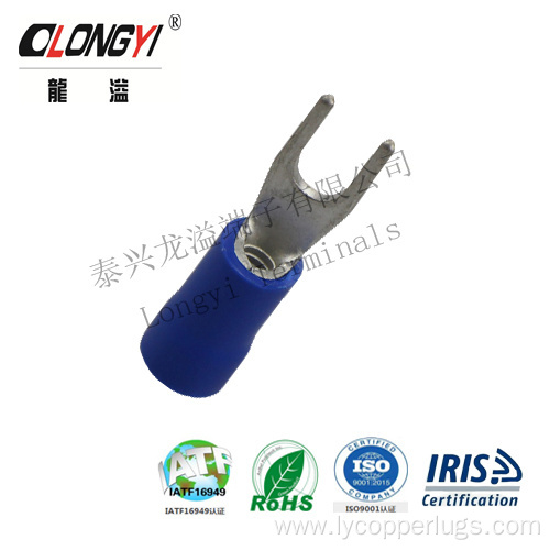 Insulated Ring Pin Copper Cable Terminal Lug