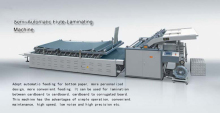 Semi automatic flute laminating machine