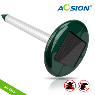 Supply garden rainproof Solar Sonic And Vibrating Mole Repeller