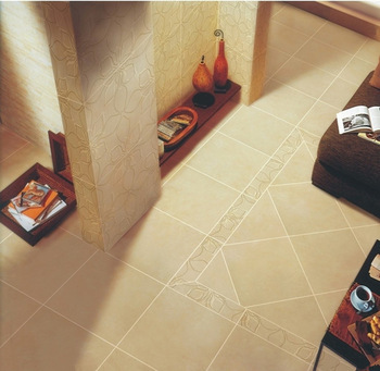 indoor beige floor tile 400x400mm