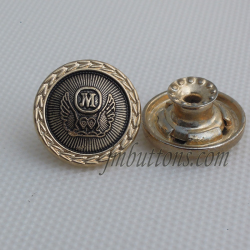 vintage gold fashion style new design jeans button