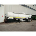 19000L 98% Sulfuric Acid Usafirishaji wa nusu-trailers