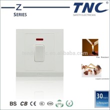 New Products Fire Resistant 250V 16A Button Switch