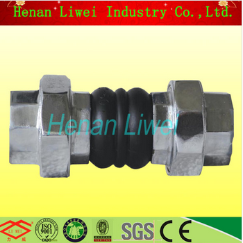 EPDM double spher bellow expansion rubbe joint