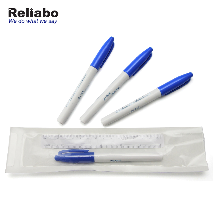 Reliabo China Factory ปากกาผ่าตัดปลอดเชื้อ Non-Toxic Skin Medical Marker