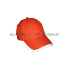 orange high visibility reflective fluorescent strip safety caps and hats