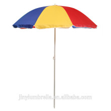 Promotional beach umbrella wholesale patio market umbrella UPF cheap sunshade beach parasols