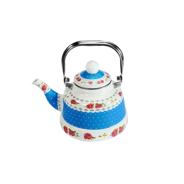 Stainless Steel Handle Enamel Tea Kettle Pot