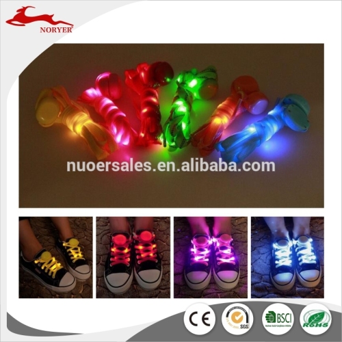 Hot Selling LED Flashing Shoelaces, LED Light Up Shoelaces, LED Shoe Laces Customs Data