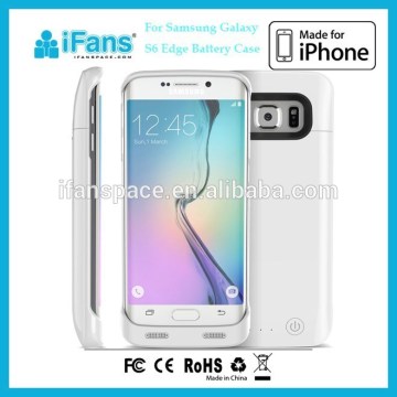 3500mAh Battery Back Cover Case for Samsung Galaxy S6 Edge,Cell Phone Case for S6 Edge