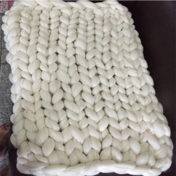 Thick Blankets Large Cable Knit Blanket