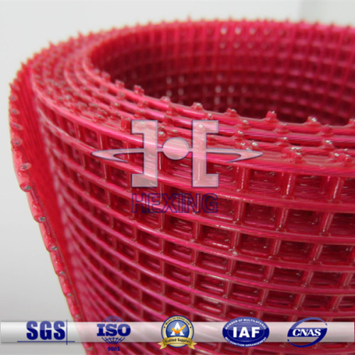5mm Hole Steel-cored Polyurethane coated wire mesh for mine sieving