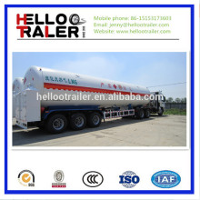 LNG Tank Transport Semi Truck Cryogenic Lorry Tanker Trailer