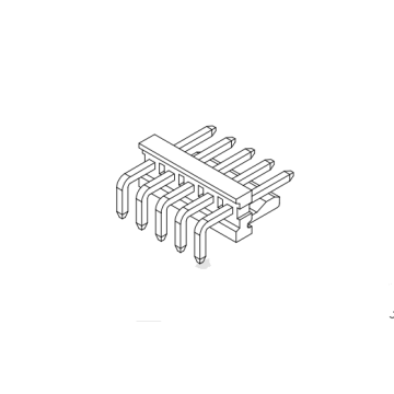 3.96mmピッチ90°ウェーハコネクタシリーズDW3961R-XP