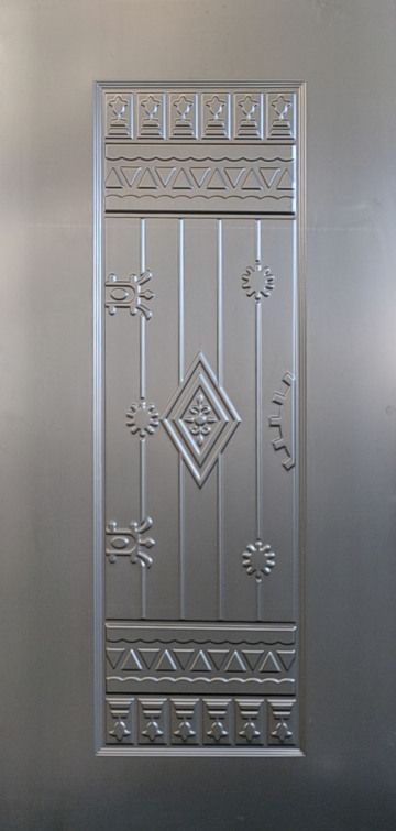 16 gauge embossed steel door skin