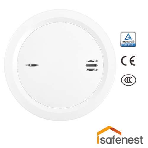 Wireless network interconnected smoke detector smoke alarm