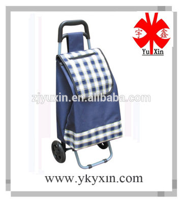 Promotion foldable shopping trolley / shopping trolley bag for shopping