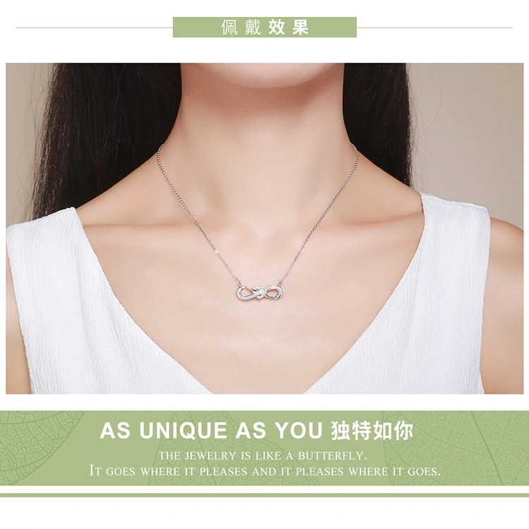 Luxury Jewelry Girlfriend Gift 925 Sterling Silver Necklaces