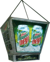 Oem Roof Advertising Tyvek Trade Show Fabric Displays-ring Sign