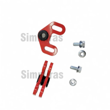 Adjustable Exhaust Hangers Red Pair