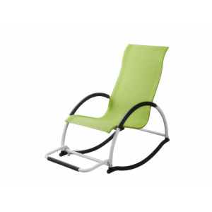 aluminum garden rocking chair