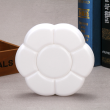 16.5Cm Round Flower Shape Watercolor Mixing PP Plastic Art Paint Palette - Factory Wholesale