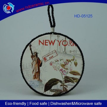 Strong heat resistance Ceramic Trivet,Pot Holder,Tablemat