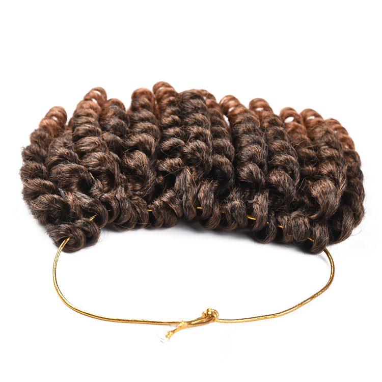 Synthetic Hair Hair Extensions Pre-Looped Jumpy Wand Curl  Crochet Braid Hair Synthetic Twist