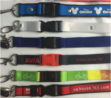 Thermal Transfer Lanyard Terylene material Lanyard with customized logo