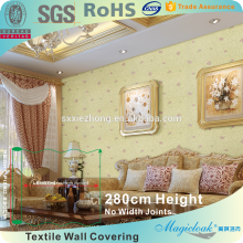 pvc 3d wall paper/fabric made