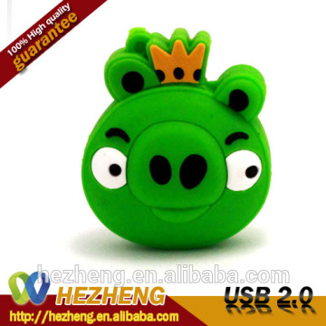 Cartoon Pig shape 32GB USB Flash Drive cheap USB pendrive wholesales