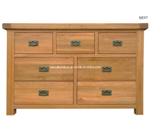 Three Over Four Oak Chest of Drawers