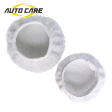 2pcs Polishing Bonnet Buffer Pad Microfiber Bonnet Car Polisher Pad Cover for Waxing Polishing Car Paint Care 7-8 inches