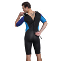 Tüplü Dalış için Seaskin Shorty Geri Zip Wetsuit