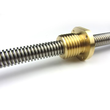 trapezoidal lead screw of stainless steel for T48x6