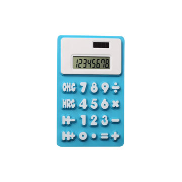 8 Digits Soft Silicone Flexible Calculator