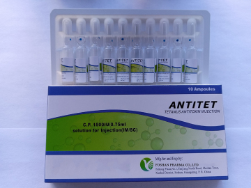 GMP Approved Tetanus Antitoxin Injection 1500iu/0.75ml