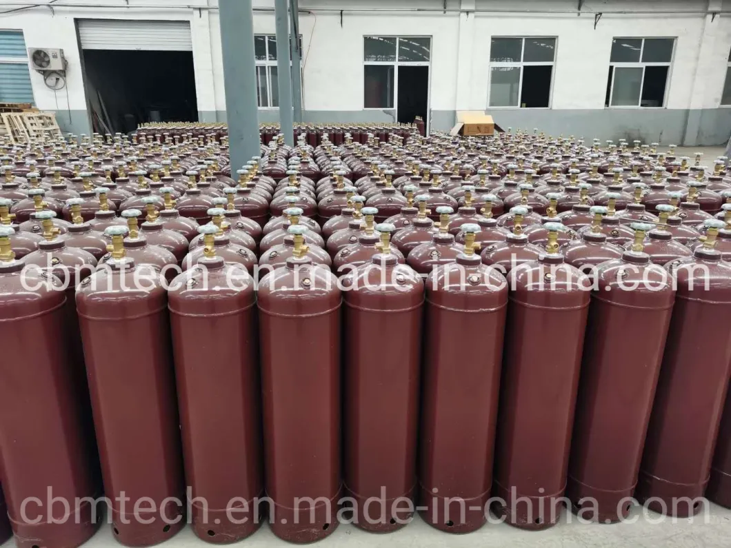 10m3 Cbmtech Steel Oxygen Cylinders with Open Caps