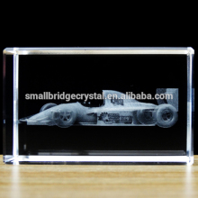 Wholesale 3d Laser Etched Formula One Crystal Racing For Game Souvenir Gift